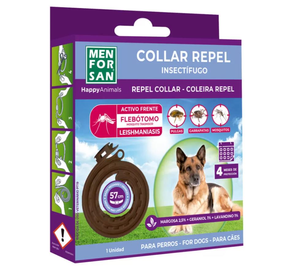 Menforsan Collar Repel antiparazitní obojek pro psy 57 cm
